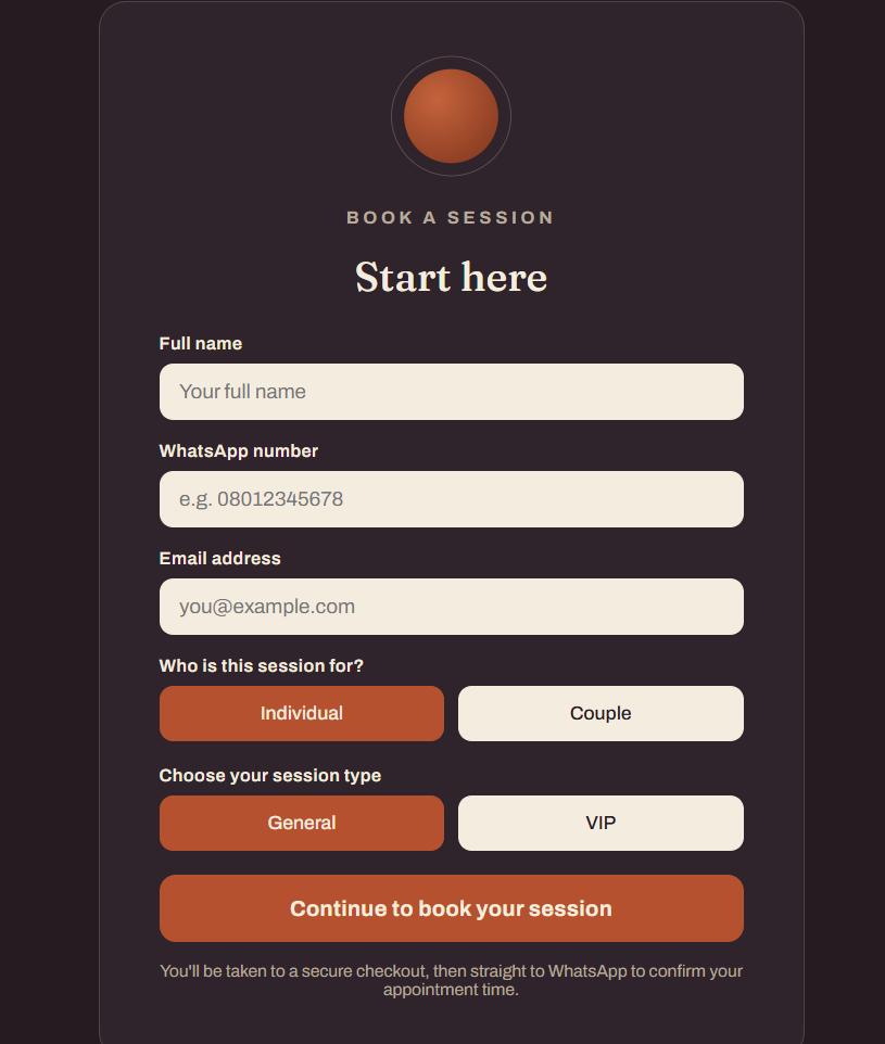 How I Built an Automated Booking Funnel for a Certified Marriage Counselor